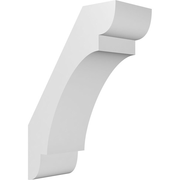 Ekena Millwork 4-in. W x 8-in. D x 12-in. H Olympic Architectural Grade PVC Knee Brace BRCP04X08X12OLY - main